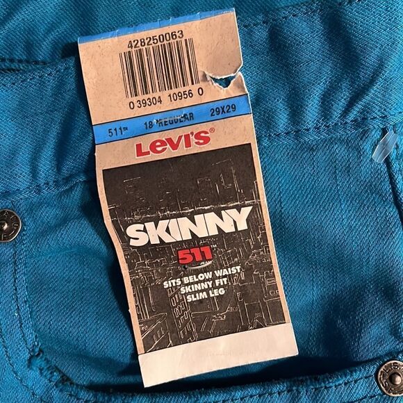 NWT Levi boys skinny jeans - Picture 3 of 5